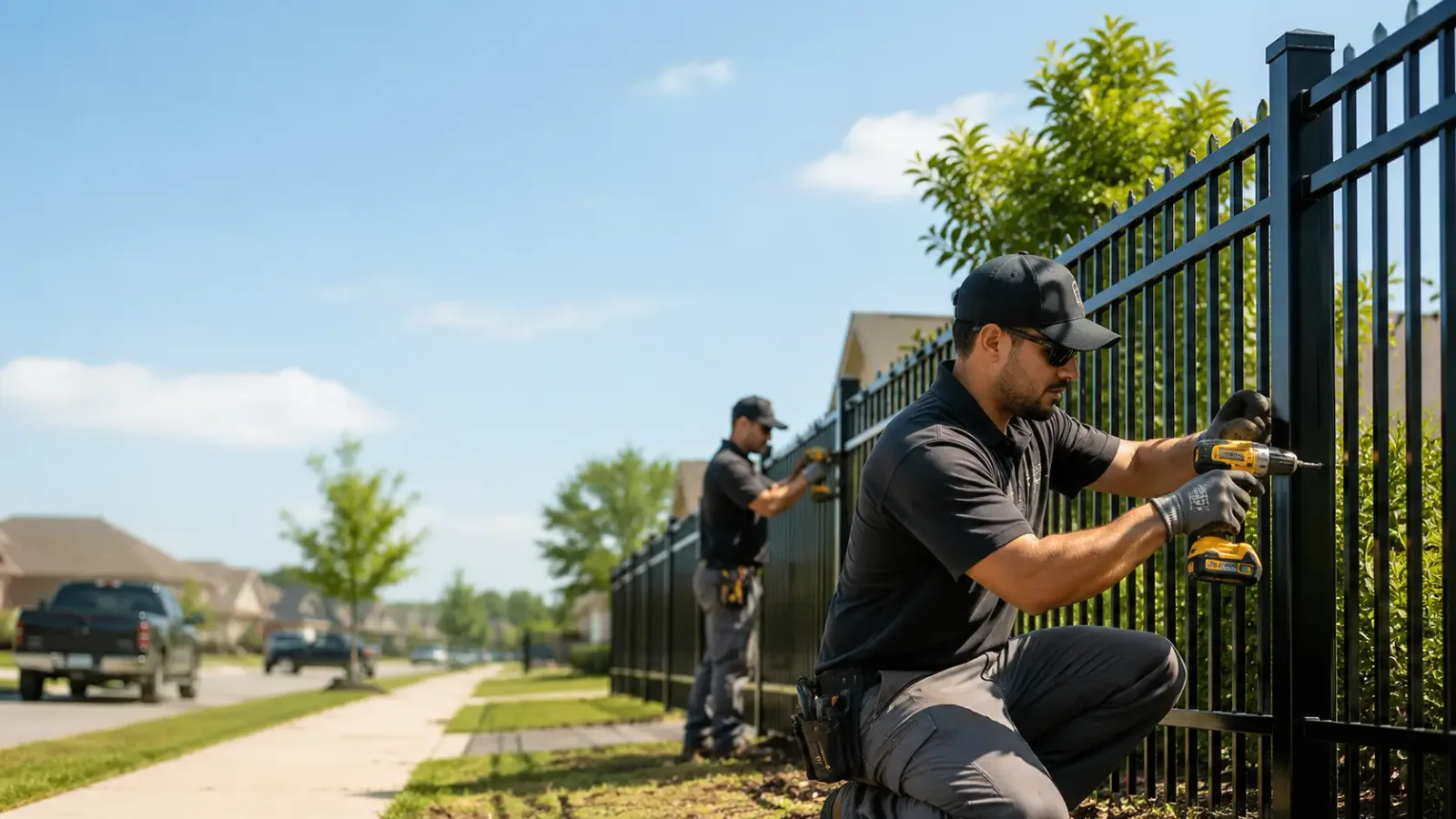 Metal Fence Installation in Fairview, OH
